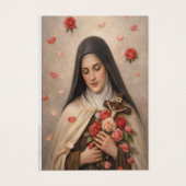 St Therese of Lisieux Wedding Prayer Card (Devant)