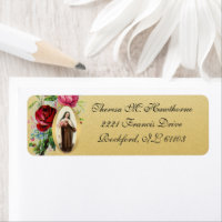 St. Therese Rozen Gold Elegant katholiek