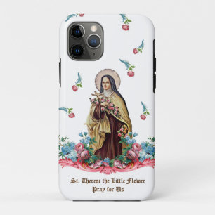 St. Therese Rozen katholieke non-carmelietgodsdien iPhone 11 Pro Hoesje