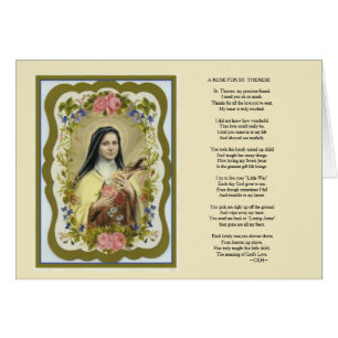 St. Therese Rozen Little Flower Poem Poetry Prayer