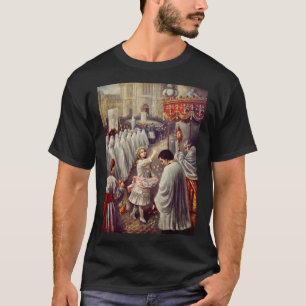 St. Therese strooit rozen Corpus Domini Fijn Kunst T-shirt