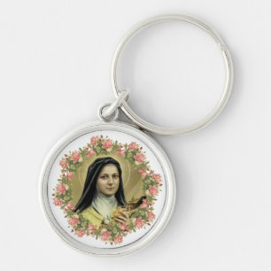 St. Therese the Little Flower Roses Crucifix Sleutelhanger