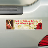 St. Therese van Lisieux-bumpersticker Bumpersticker (Op auto)