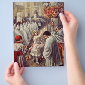 St. Theresia gooit bloemen naar het Allerheiligste Flyer (Hand)