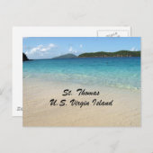 St. Thomas, Amerikaanse Maagd Island Briefkaart (Voorkant / Achterkant)