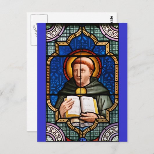 St. Thomas Aquinas Briefkaart (Voorkant / Achterkant)