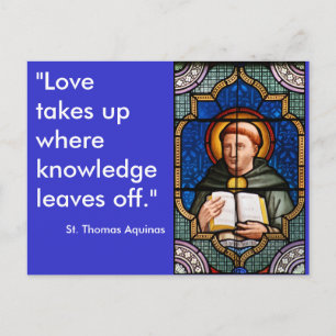 St. Thomas Aquinas Briefkaart