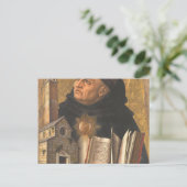St Thomas Aquinas Briefkaart (Staand voorkant)