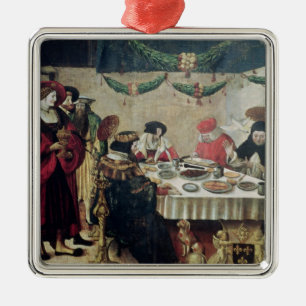 St. Thomas Aquinas en Louis IX Metalen Ornament