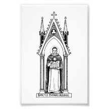 St. Thomas Aquinas, foto 4"x6"