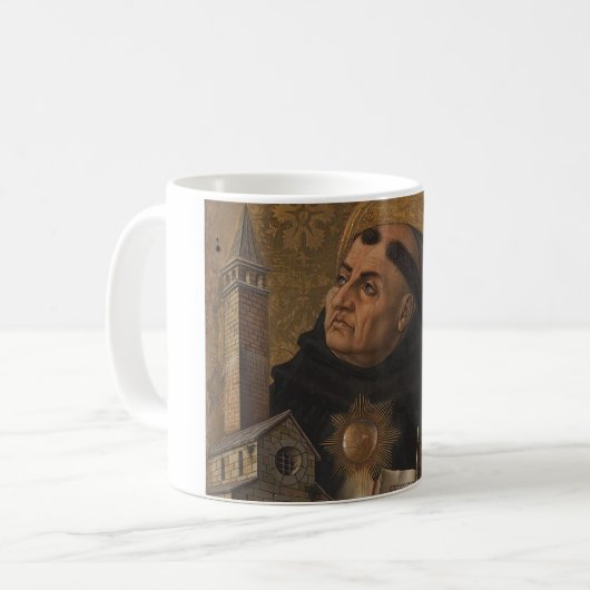St. Thomas Aquinas Koffiemok (Voorkant links)