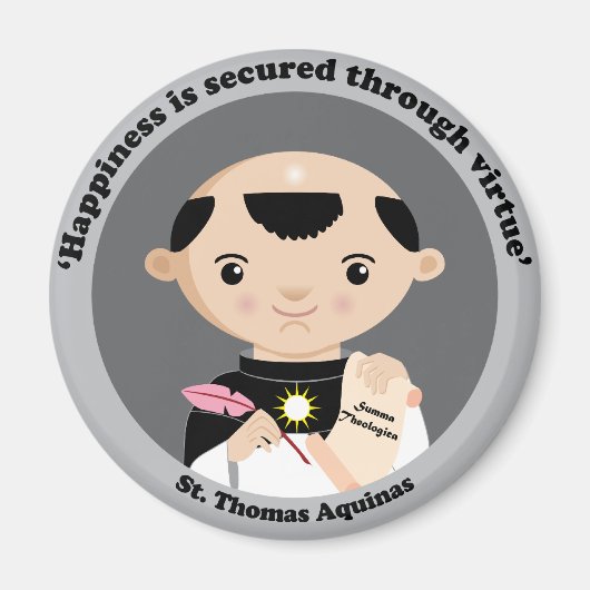 St. Thomas Aquinas Magneet (Voorkant)