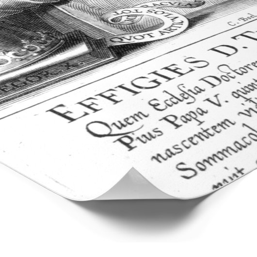 St. Thomas Aquinas Poster (Hoek)