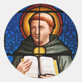 St. Thomas Aquinas Ronde Sticker