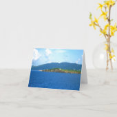St. Thomas Arrival Blank Note Cards Kaart (Gele Bloem)