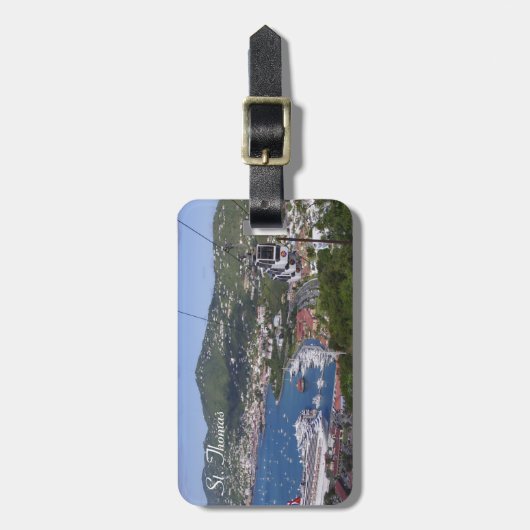 St Thomas Bagagelabel (Voorkant verticaal)