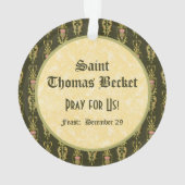 St. Thomas Becket avec épée en mitre (P 005) (dos)