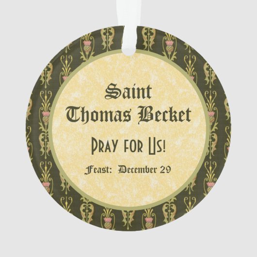 St. Thomas Becket avec épée en mitre (P 005) (dos)