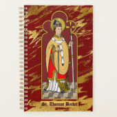 St. Thomas Becket avec épée (M 033; Colorisé) (Devant)