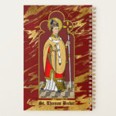 St. Thomas Becket avec épée (M 033; Colorisé) (Dos)