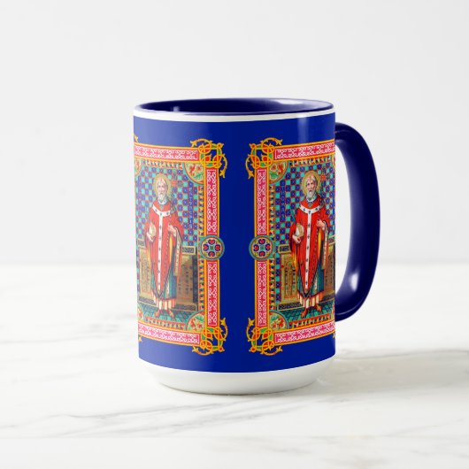 St. Thomas Becket dans Red Chasuble (K 34) Mug (Devant droit)