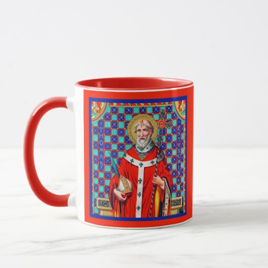 St. Thomas Becket dans Red Chasuble (K 34) Mug (Gauche)