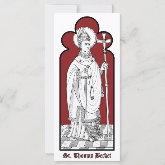 St. Thomas Becket Holding a Sword (M 033) (Voorkant)