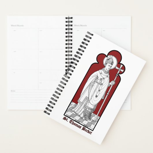 St. Thomas Becket Holding a Sword (M 033) Planner (Display)