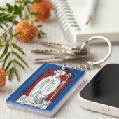 St. Thomas Becket Holding a Sword (M 033) Sleutelhanger (Voorkant Rechts)