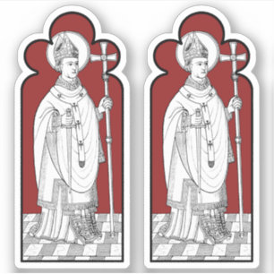 St. Thomas Becket Holding a Sword (M 033) Sticker