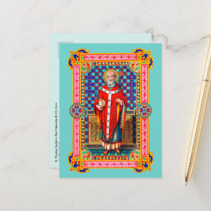 St. Thomas Becket in Red Chasuble (K 34) Briefkaart