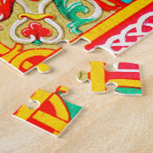 St. Thomas Becket in Red Chasuble (K 34) Legpuzzel (Zijkant)