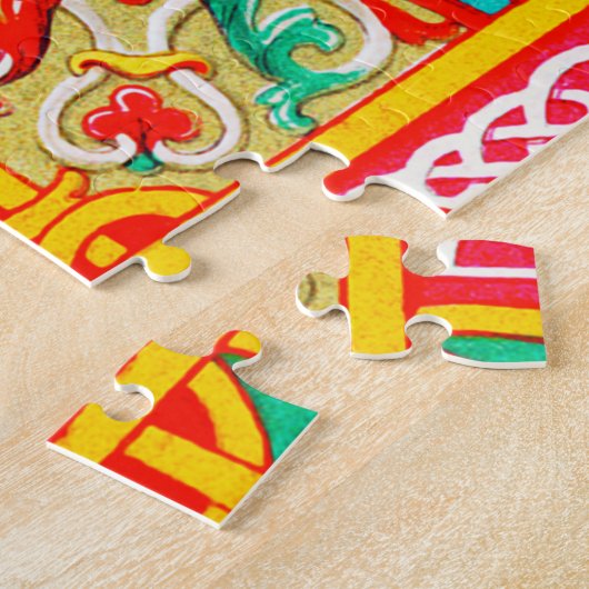 St. Thomas Becket in Red Chasuble (K 34) Legpuzzel (Zijkant)