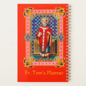 St. Thomas Becket in Red Chasuble (K 34) Planner (Achterkant)