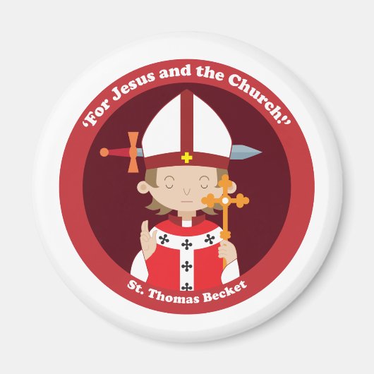 St. Thomas Becket Magneet (Voorkant)