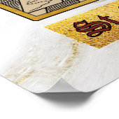 St. Thomas Becket met zwaard (M 033; gekleurd) Poster (Hoek)