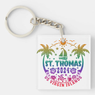 St. Thomas Bliss: Tropische Maagdeneilanden Sleutelhanger