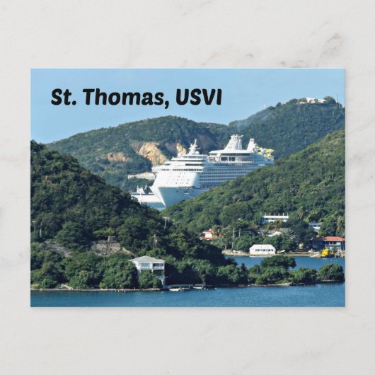 St. Thomas Briefkaart (Voorkant)