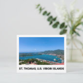 St. Thomas, carte postale USVI (Debout devant)