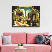 St. Thomas en St. Matthew Altarpart Canvas Afdruk (Insitu (Woonkamer))