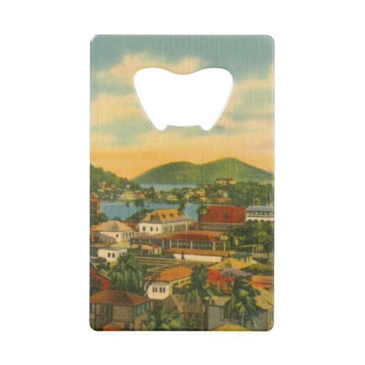 St Thomas Kredietkaart Flessenopener (Voorkant)