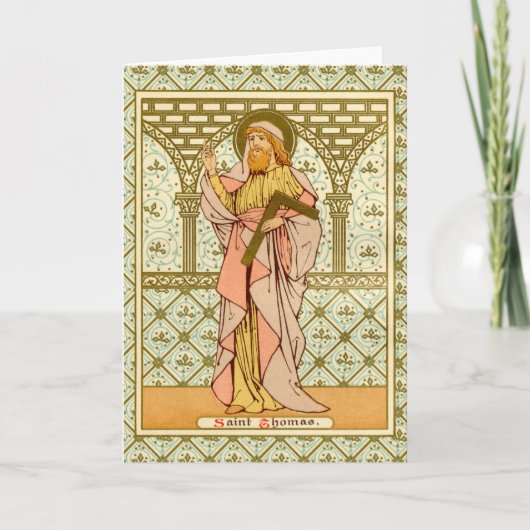 St. Thomas l'Apôtre (RLS 18) Carte de vœux vierge (Devant)
