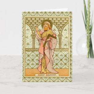 St. Thomas l'Apôtre (RLS 18) Carte de vœux vierge