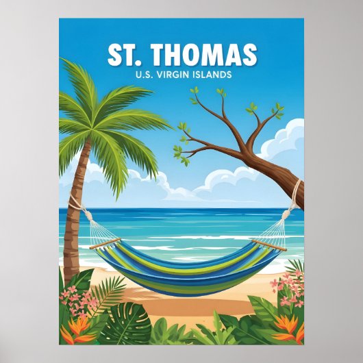 St. Thomas Maagdeneilanden Poster (Voorkant)
