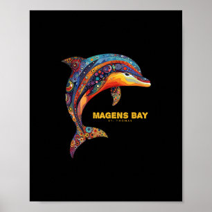 St Thomas Maagdeneilanden Vakantie Shirt Tril Dolf Poster