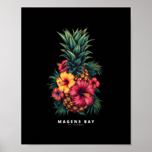 St Thomas Maagdeneilanden Vakantie Shirt Tril Pine Poster