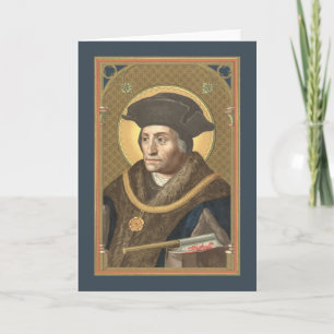 St. Thomas More (SAU 026) Carte de voeux vierge 1