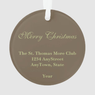 St. Thomas More (SAU 026) Circulaire Acrylique
