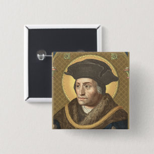 St. Thomas More (SAU 026) Vierkante Button 5,1 Cm