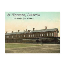 St. Thomas, Ontario - MC Railroad Station 1910